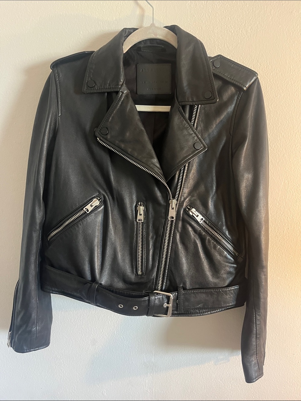 NWOT All Saints Leather Jacket